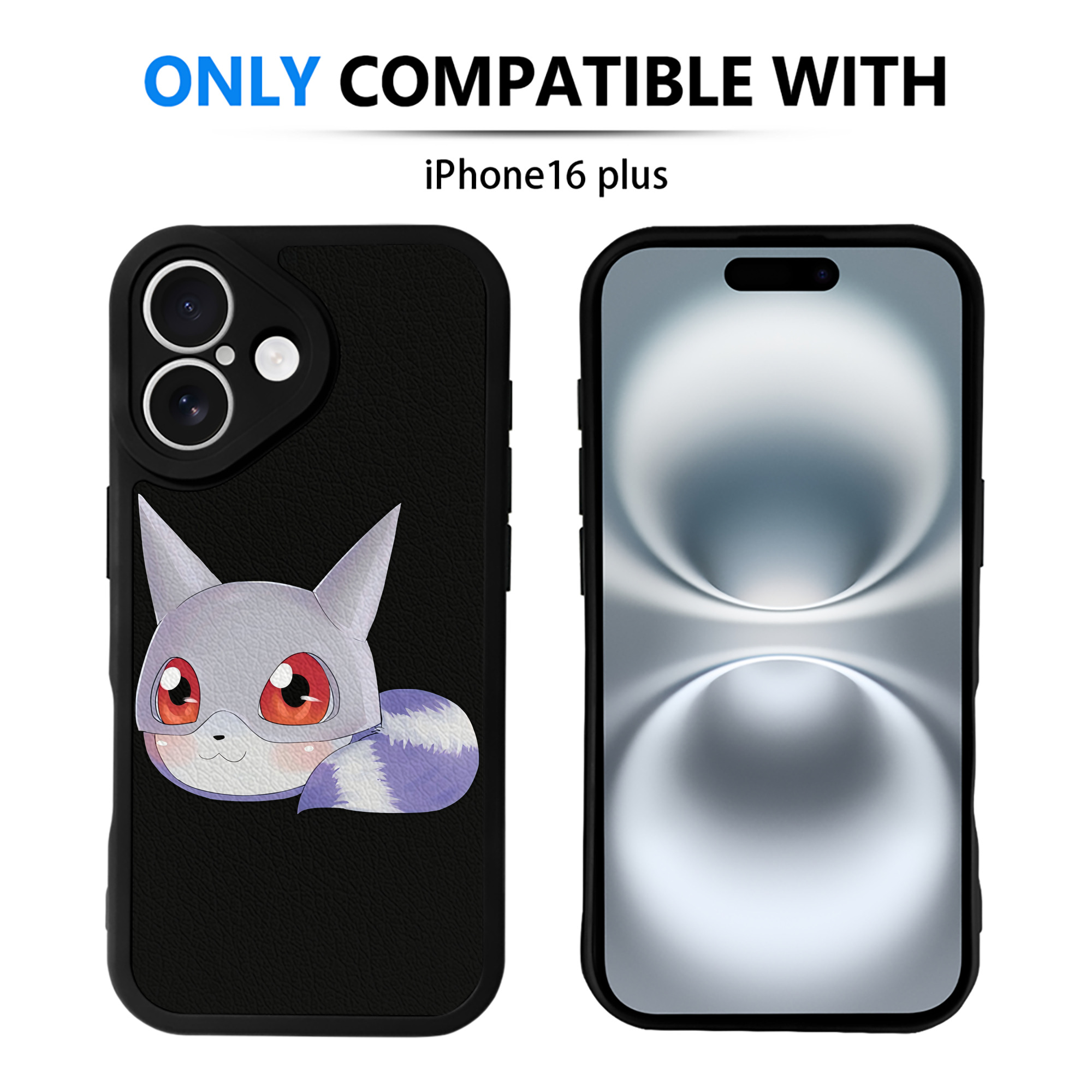 （画像用） Digimon デジタルモンスター/デジモン 【iPhone 16シリーズ対応】シリコンスマホケース（レザー調） 材質：シリコン
